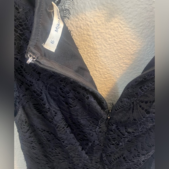 Mika and Gala Black Lace Romper - Picture 5 of 8